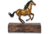 Copper horse ornament