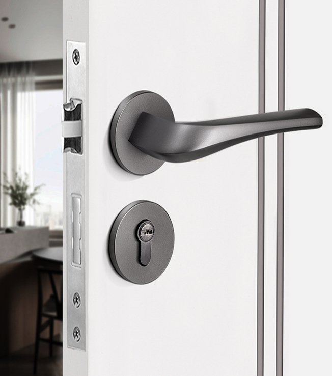 Aluminum alloy door handle lock